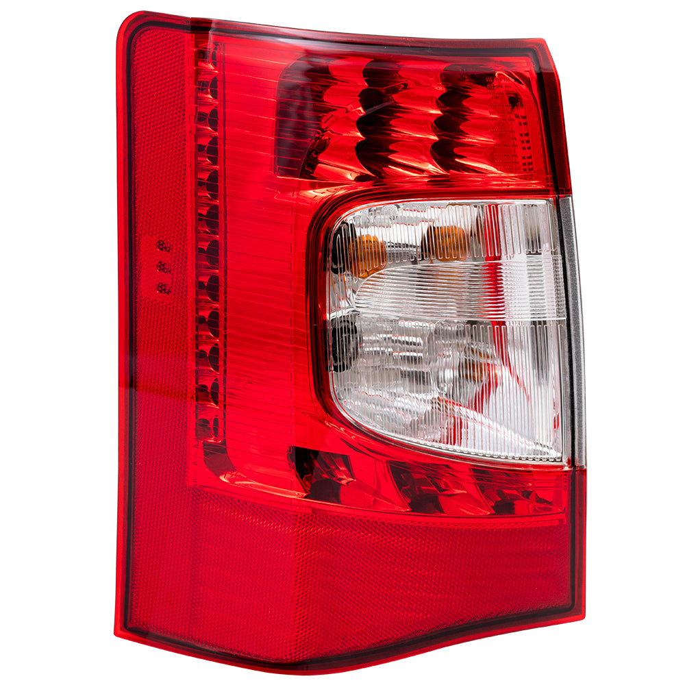 Brock Replacement Driver LED Tail Light Compatible with 2011-2016 Town & Country Van 5182531AE