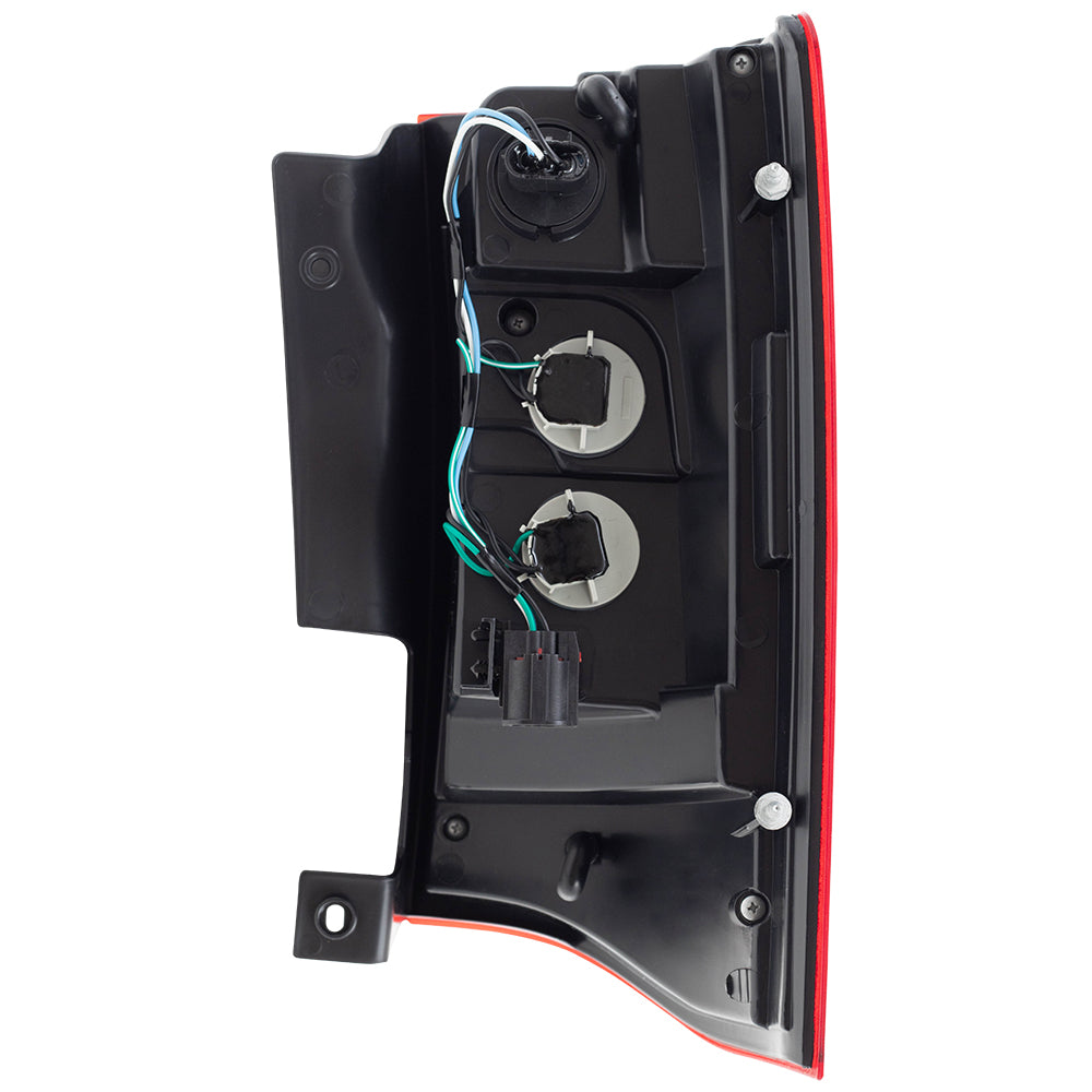 Brock Replacement Driver LED Tail Light Compatible with 2011-2016 Town & Country Van 5182531AE