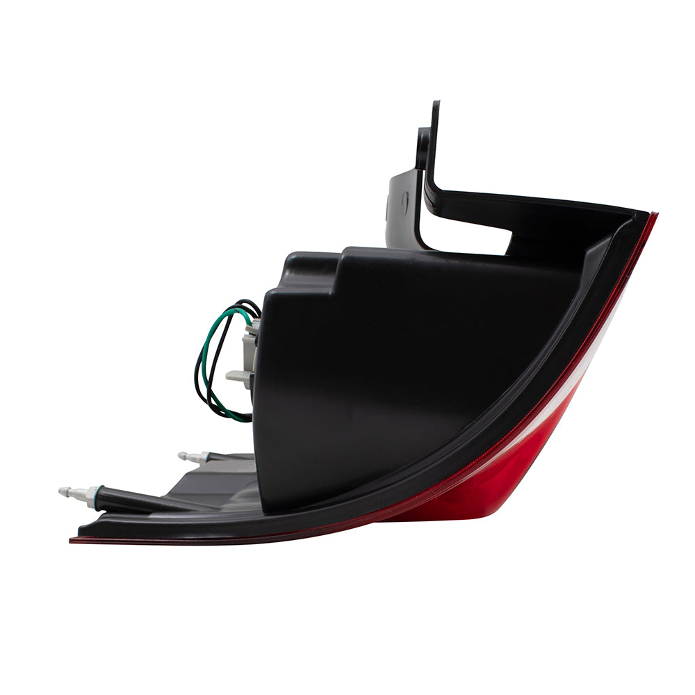 Brock Replacement Set Driver and Passenger Tail Lights Compatible with 2011-2018 Grand Caravan Van 5182535AD 5182534AD