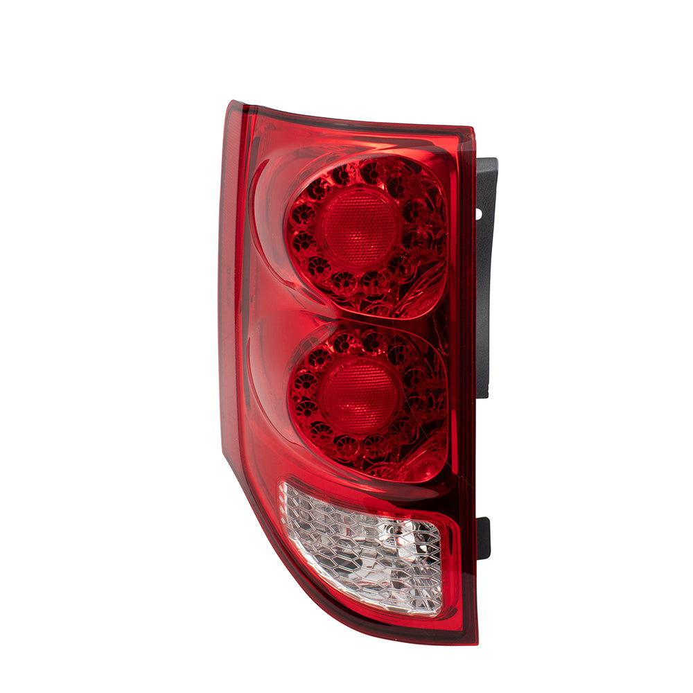 Brock Replacement Driver Tail Light Compatible with 2011-2018 Grand Caravan Van 5182535AD