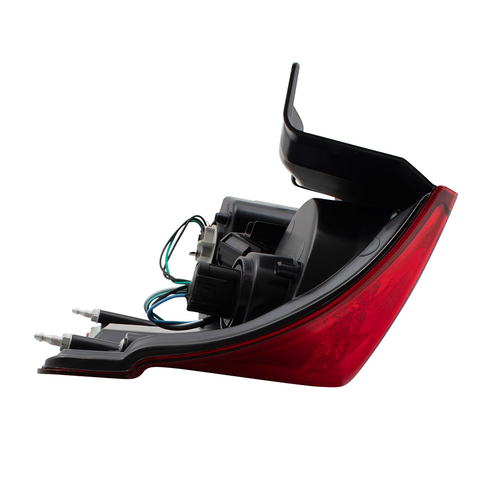 Brock Replacement Driver Tail Light Compatible with 2011-2018 Grand Caravan Van 5182535AD