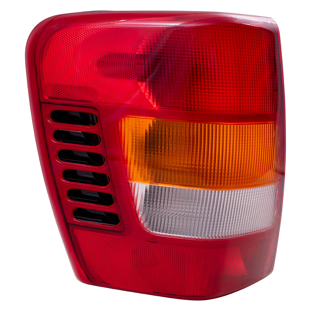 Brock Aftermarket Replacement Driver Left Tail Light Assembly with Circuit Board-Bulb Sockets Compatible with 1999-2002 Jeep Grand Cherokee Built to 11/01