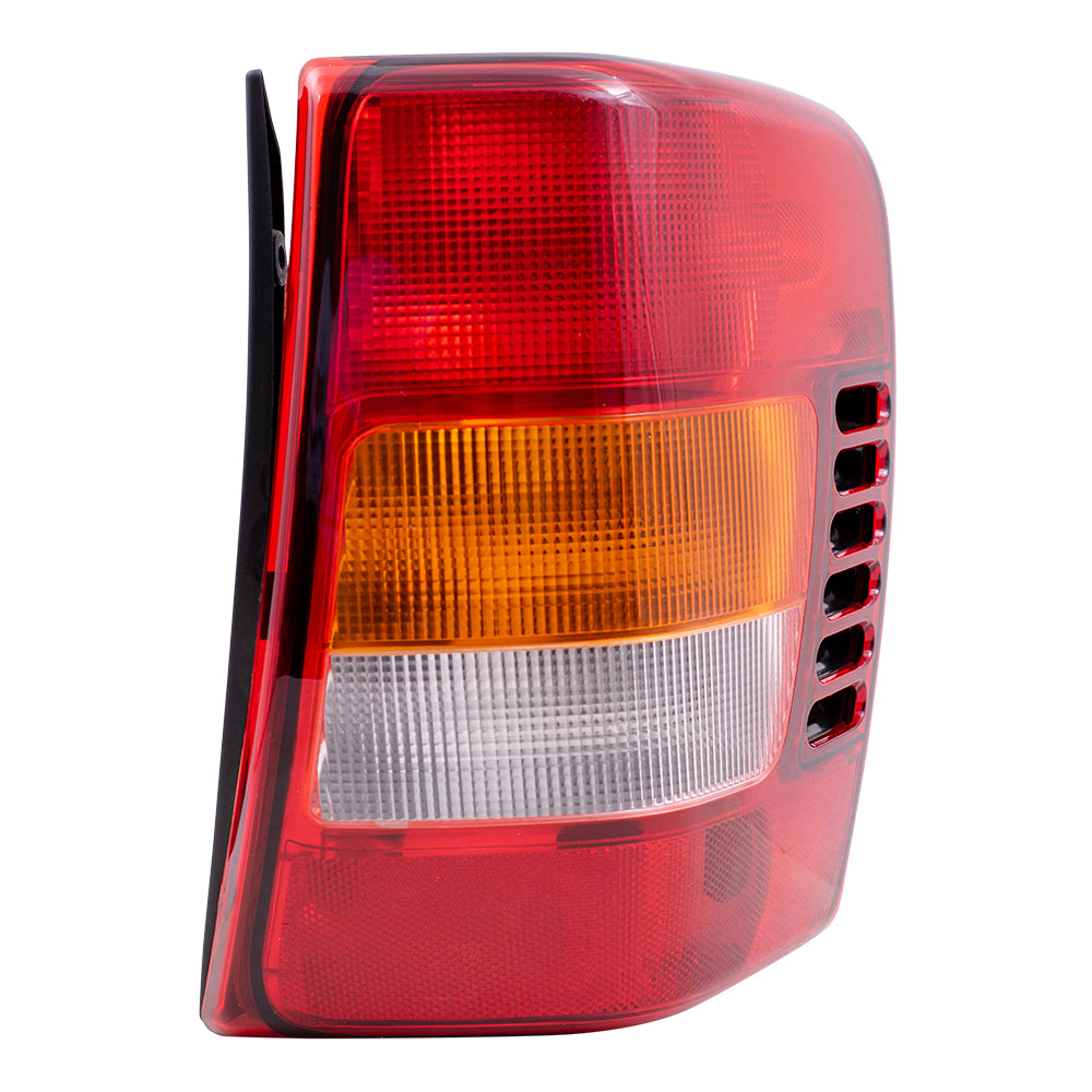 Brock Replacement Passenger Tail Light with Circuit Board Compatible with 2002-2004 Grand Cherokee 55155138AI