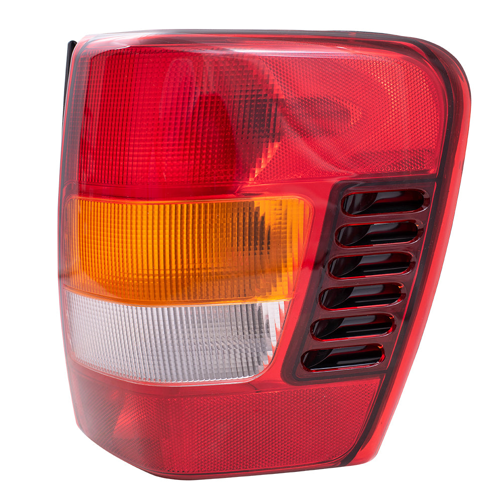 Brock Replacement Passenger Tail Light with Circuit Board Compatible with 2002-2004 Grand Cherokee 55155138AI