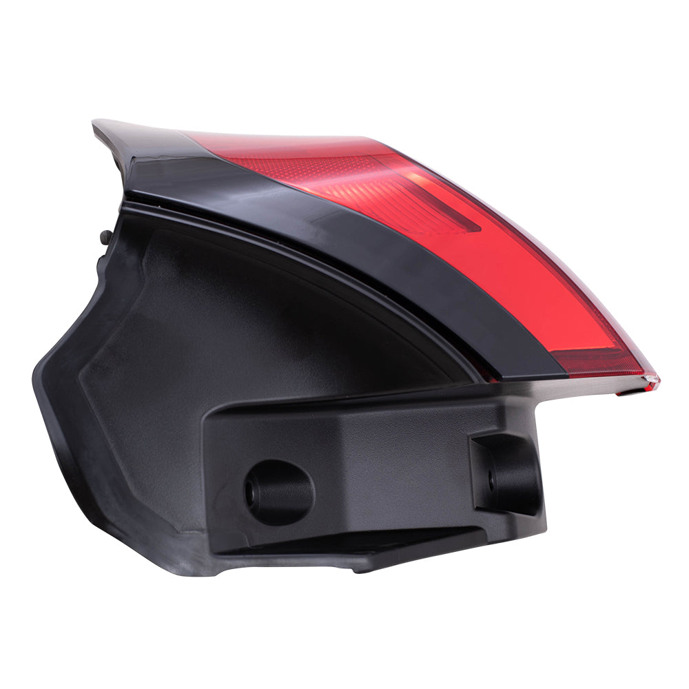 Brock Replacement Passenger Quarter Panel Mounted Tail Light Compatible with 2014-2017 Cherokee 68102906AF
