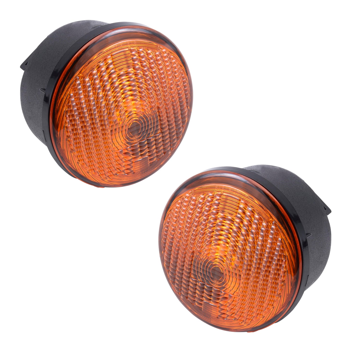 Brock Replacement Set Driver and Passenger Park Signal Front Marker Lights Compatible with 2007-2013 55077885AD 55077884AD