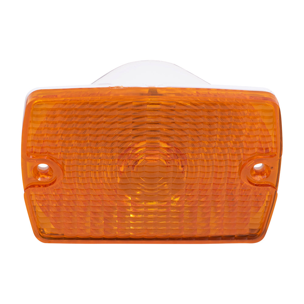 Brock Replacement Park Signal Front Marker Light Compatible with 1994-1995 Wrangler 55055077