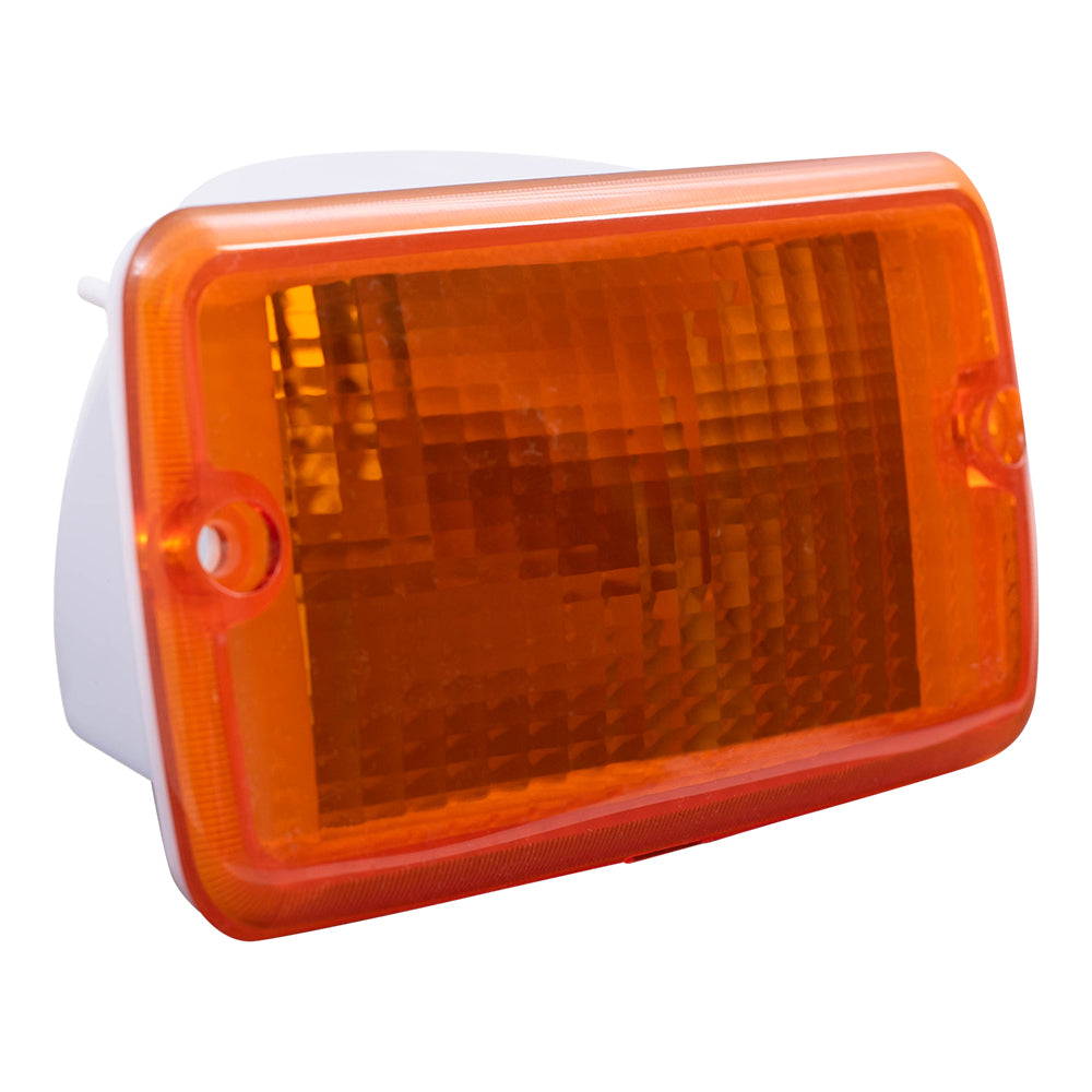 Brock Replacement Driver Park Signal Front Marker Light Compatible with 2001-2006 Wrangler 55157033AA