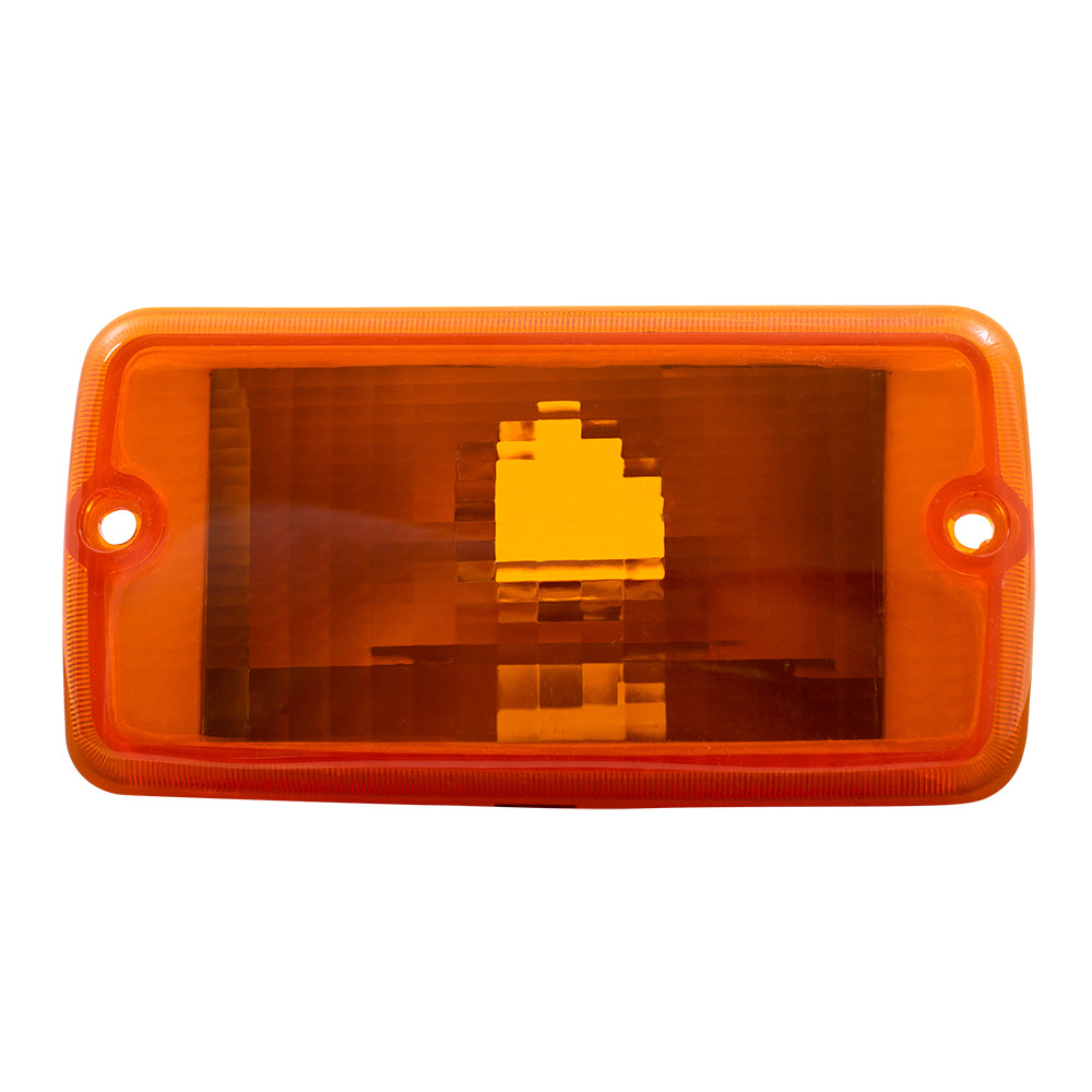 Brock Replacement Passenger Park Signal Front Marker Light Compatible with 2001-2006 Wrangler 55156488AB