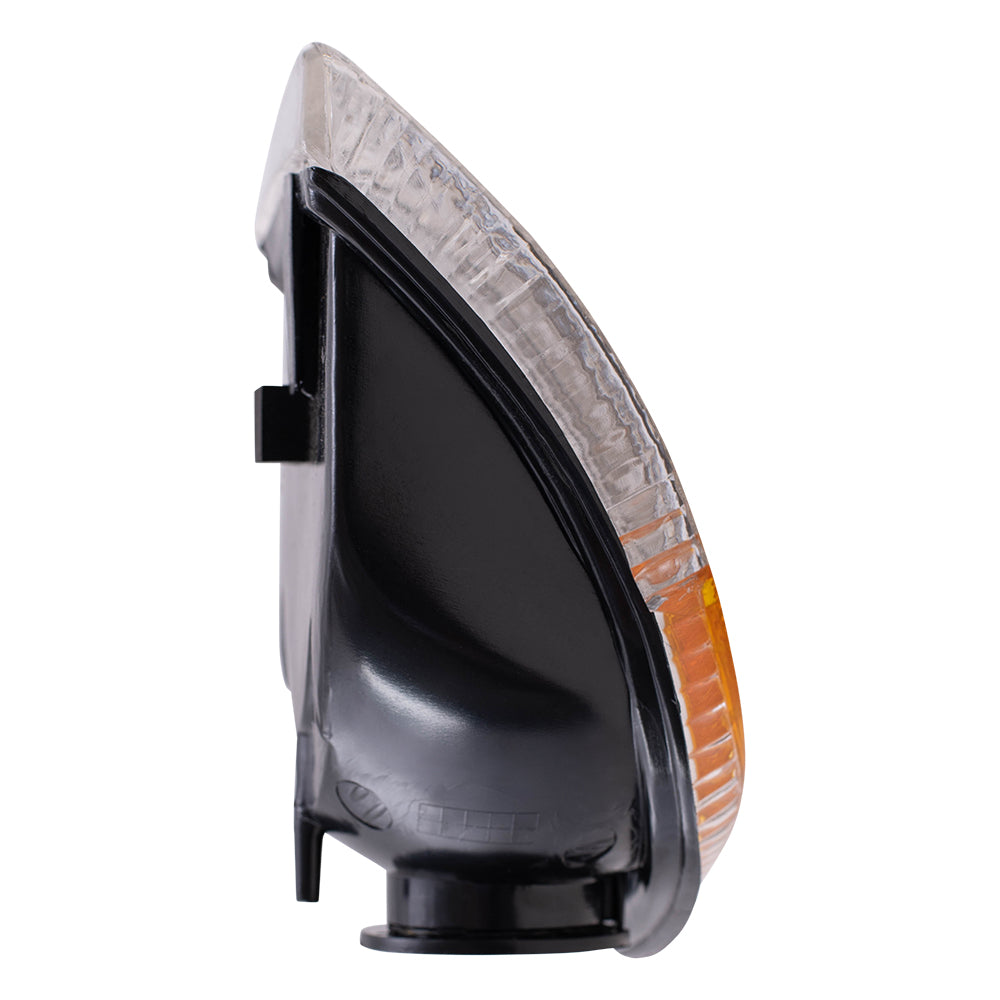 Brock Replacement Set Driver and Passenger Park Signal Corner Marker Lights Compatible with 1994-2002 Pickup Truck 55054773AD 55054772AD