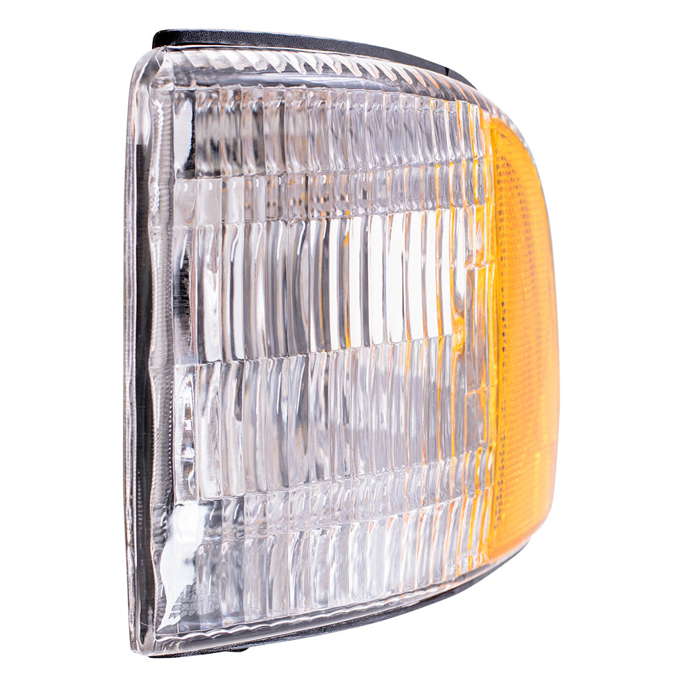 Brock Replacement Driver Park Signal Corner Marker Light Compatible with 1994-2002 Pickup Truck 55054773AD 55054773AB