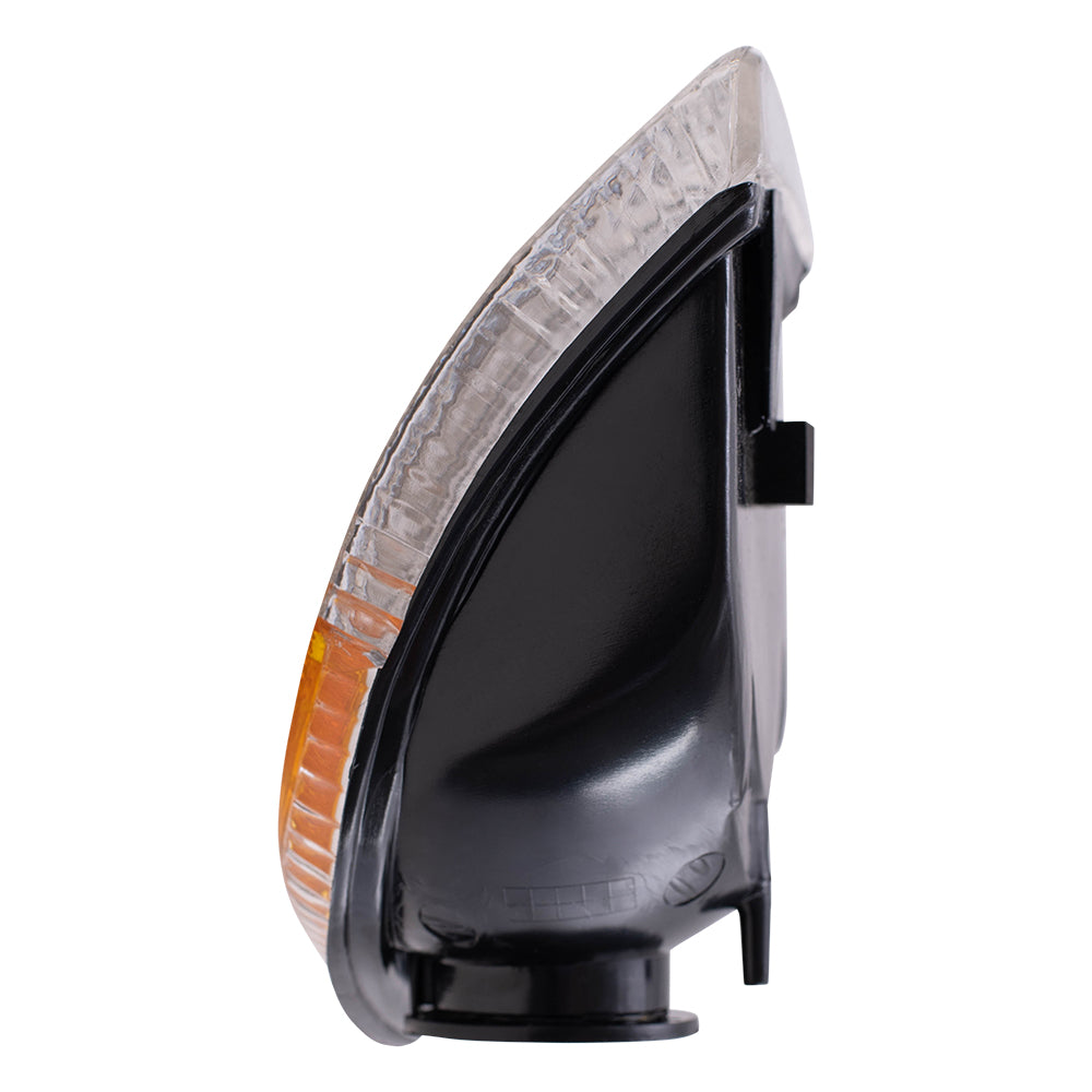 Brock Replacement Driver Park Signal Corner Marker Light Compatible with 1994-2002 Pickup Truck 55054773AD 55054773AB