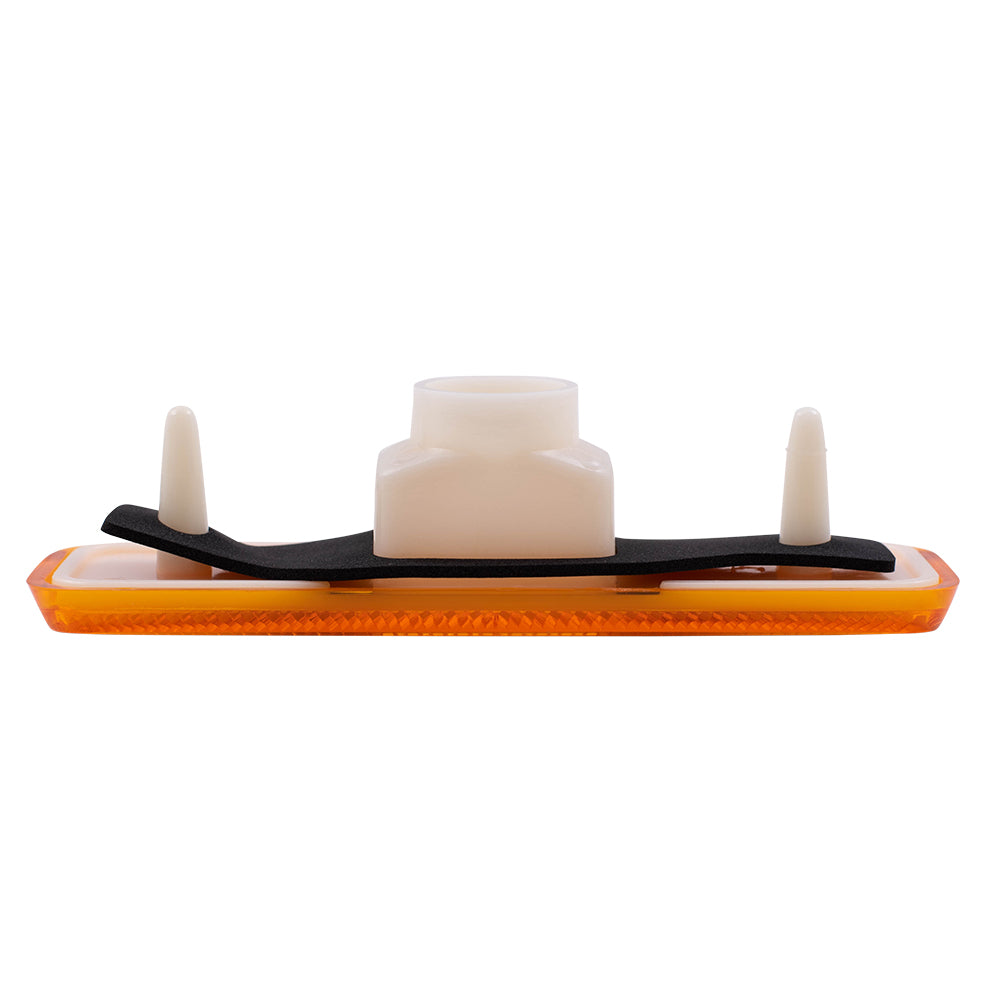 Brock Replacement Amber Front Signal Side Marker Light Compatible with 1981-1983 Pickup Truck 3587436