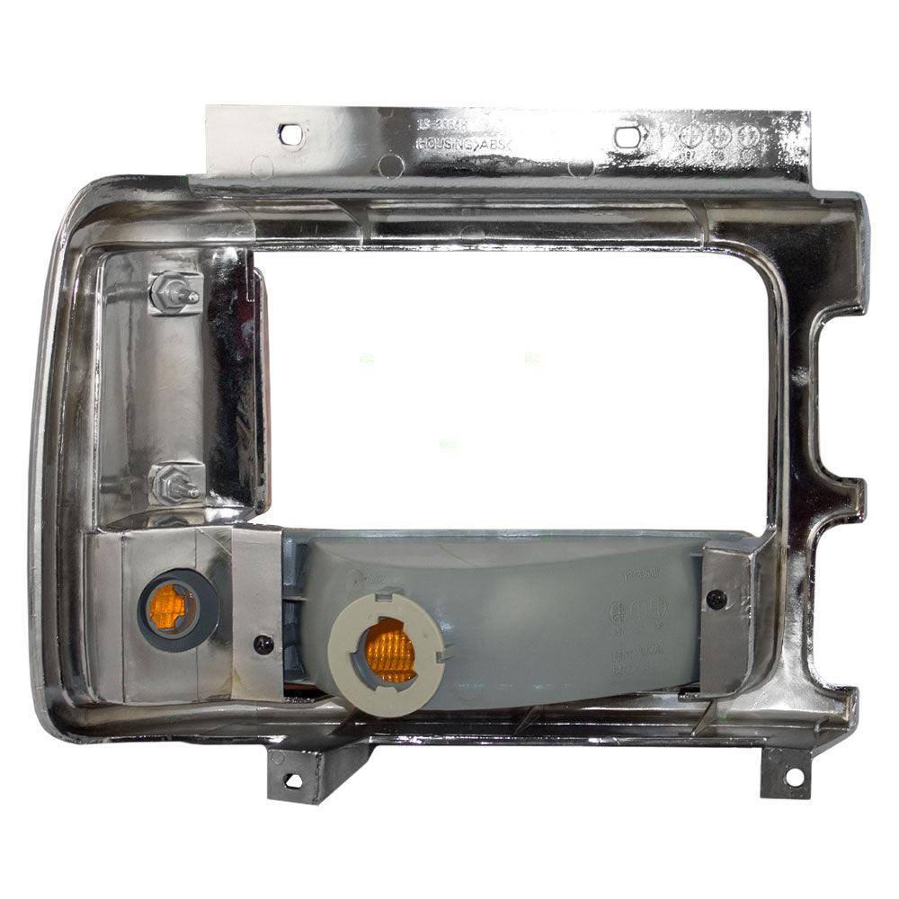 Park/Signal/Side Marker for 1991-1996 Dakota Chrome Headlight Bezel w/ Aero Package 56003351 Left CH2512153