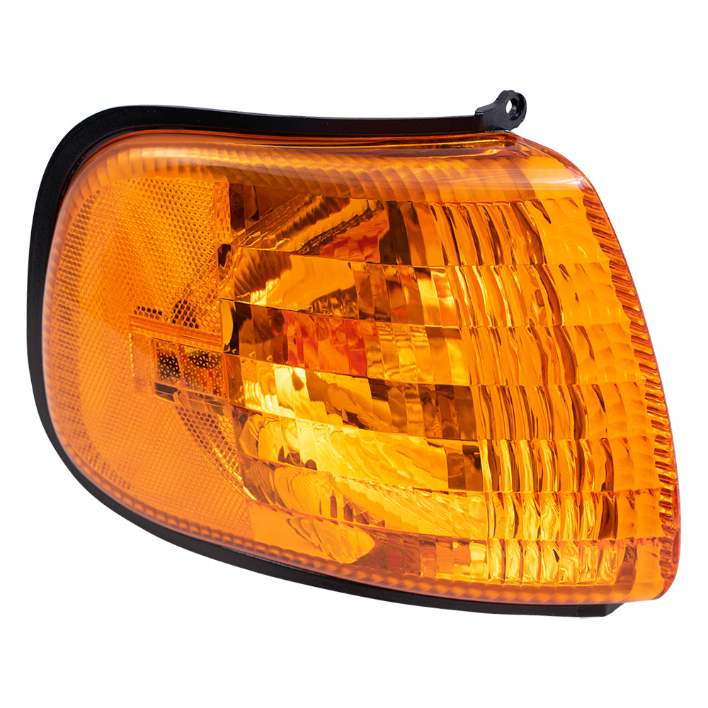 Brock Replacement Passenger Park Signal Corner Marker Light Compatible with 1998-2003 B Series Van 55076526AC