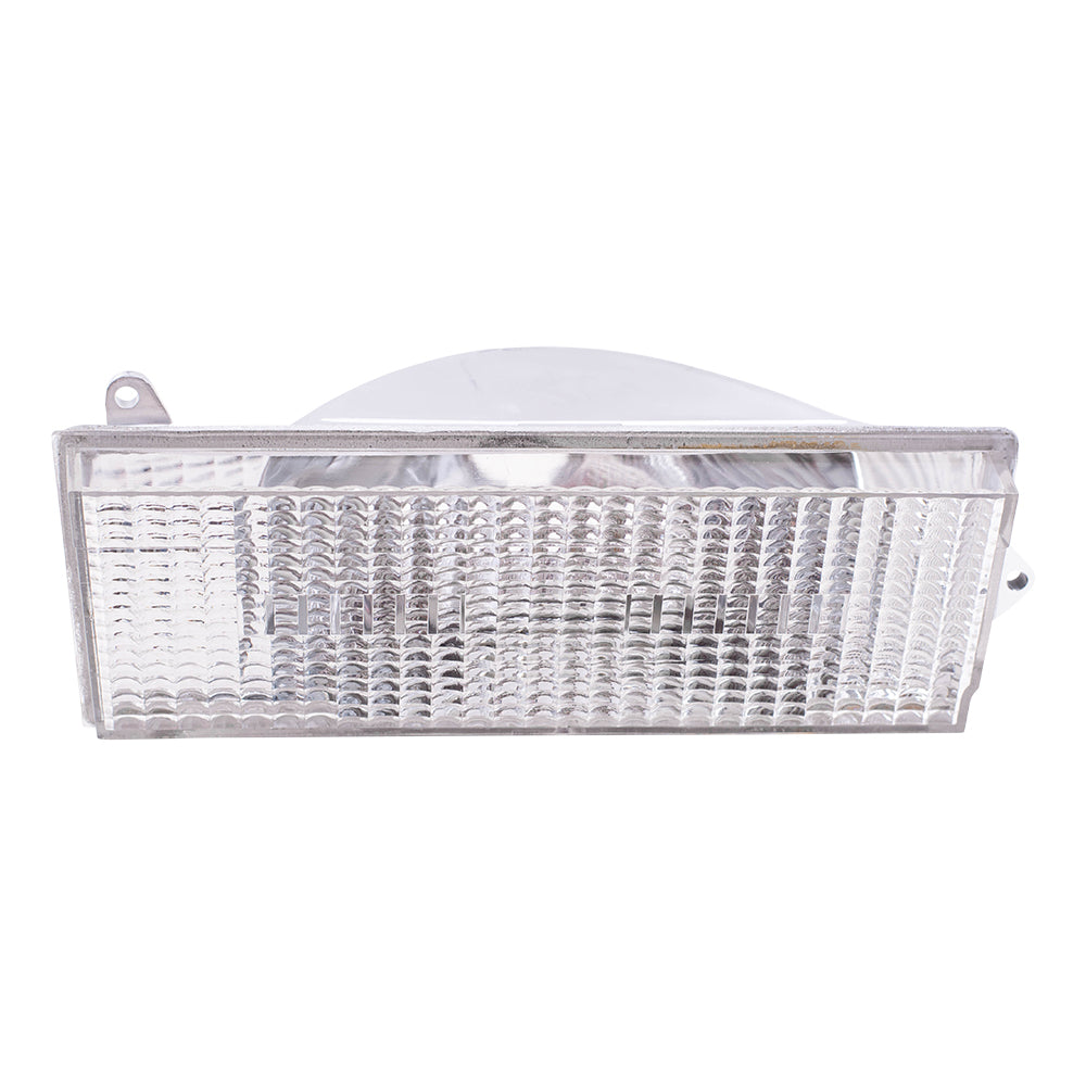 Brock Replacement Passenger Park Signal Front Marker Light Compatible with 84-96 Cherokee Comanche Wagoneer 56000098