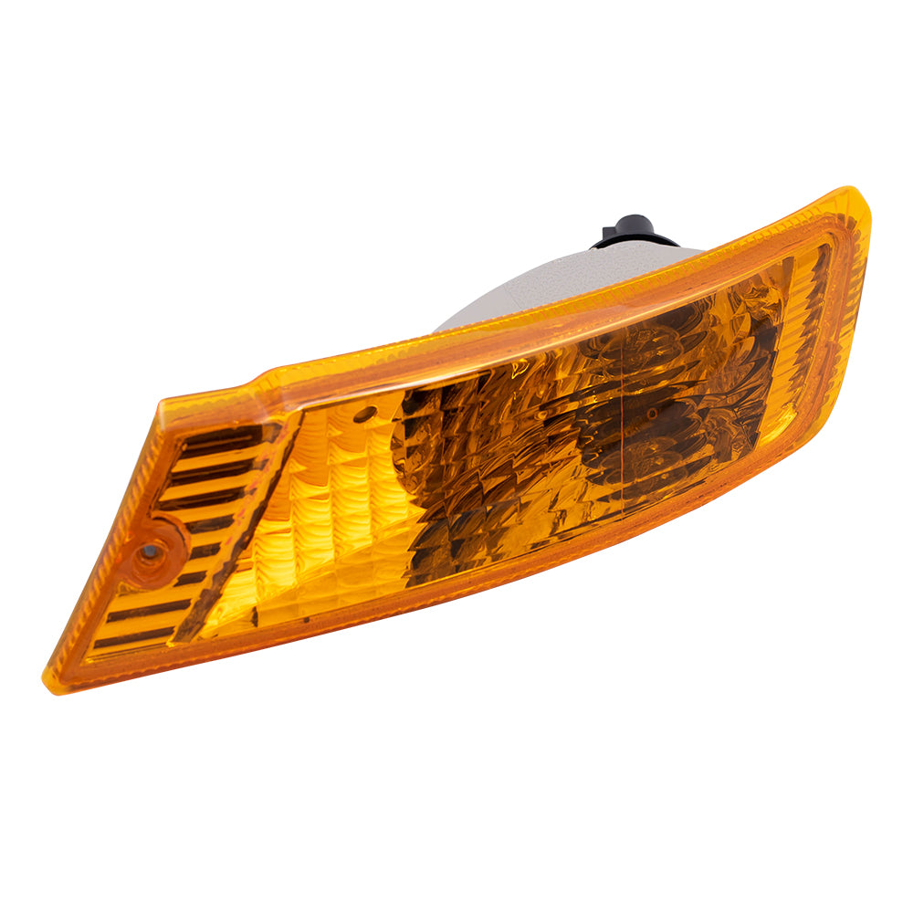 Brock Replacement Driver Park Signal Front Marker Light Compatible with 2005-2007 Liberty 55156767AE