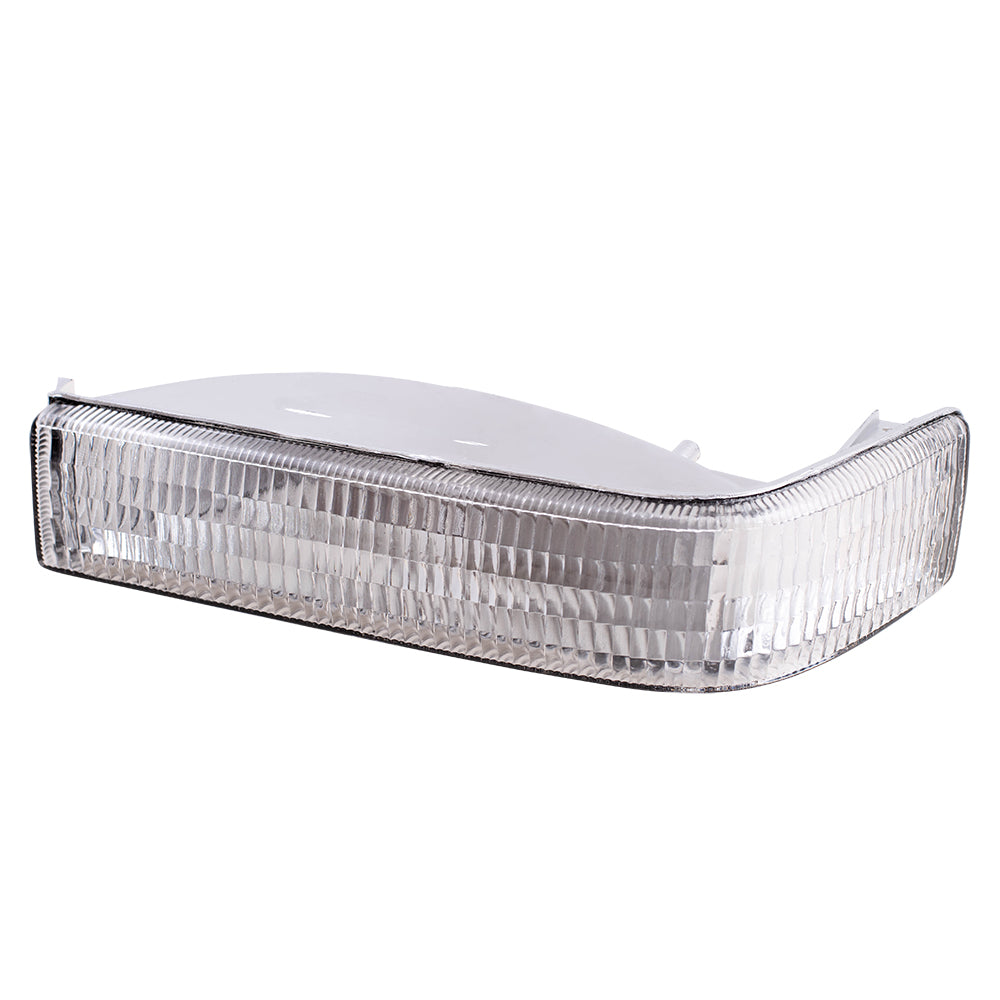 Brock Replacement Driver Park Signal Front Marker Light Compatible with 1993 Grand Wagoneer 1993-1996 Grand Cherokee 56005099