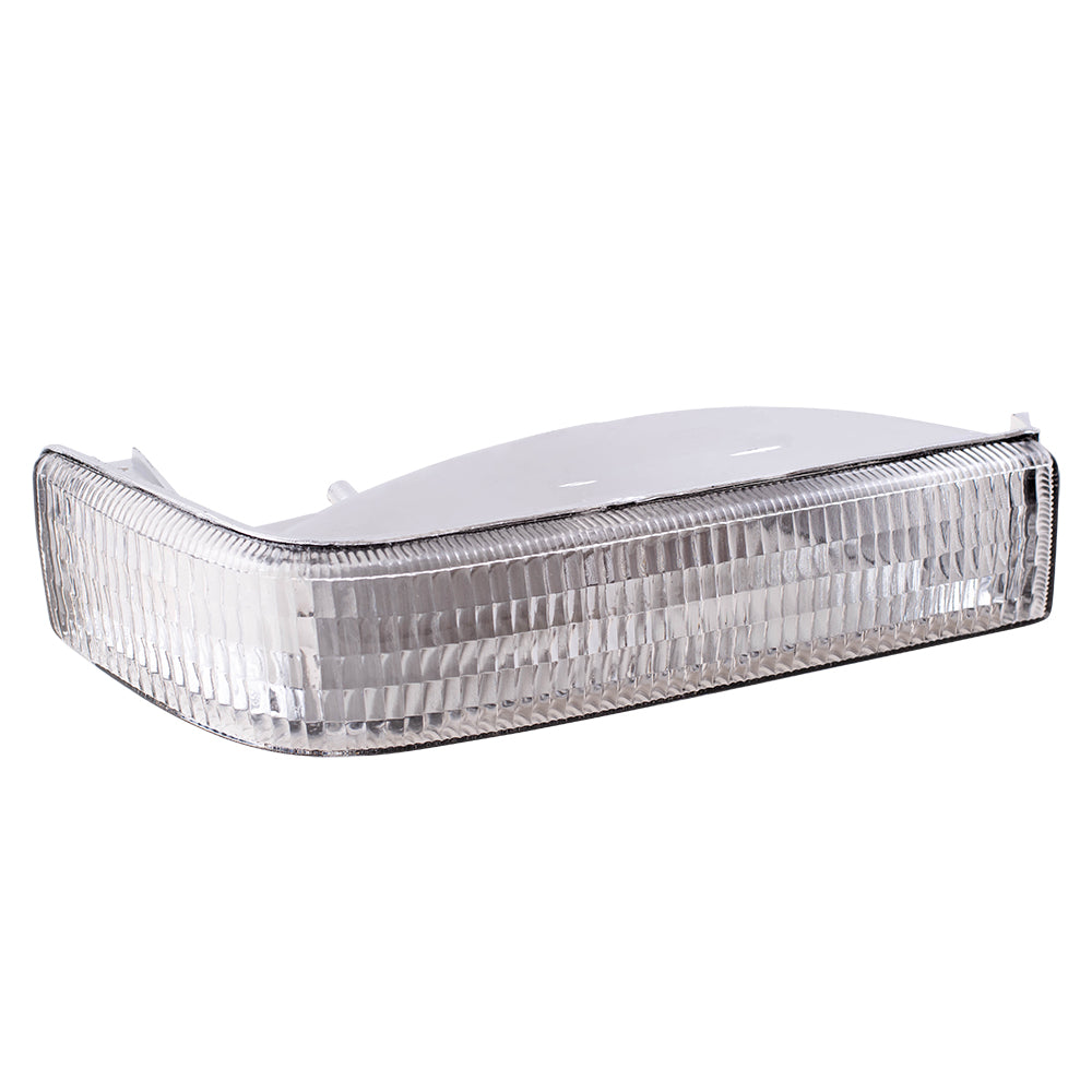 Brock Replacement Passenger Park Signal Front Marker Light Compatible with 1993 Grand Wagoneer 1993-1996 Grand Cherokee 56005098