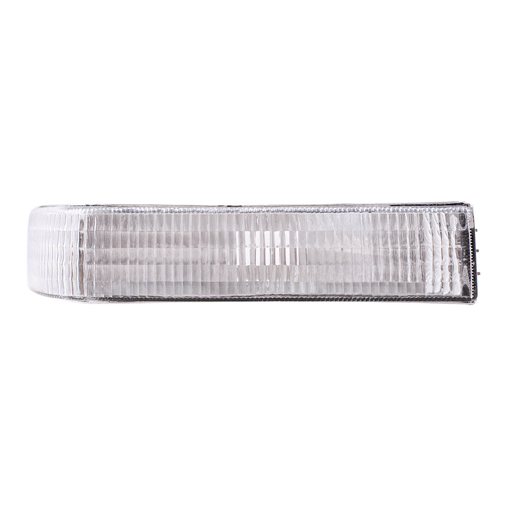Brock Replacement Passenger Park Signal Front Marker Light Compatible with 1993 Grand Wagoneer 1993-1996 Grand Cherokee 56005098