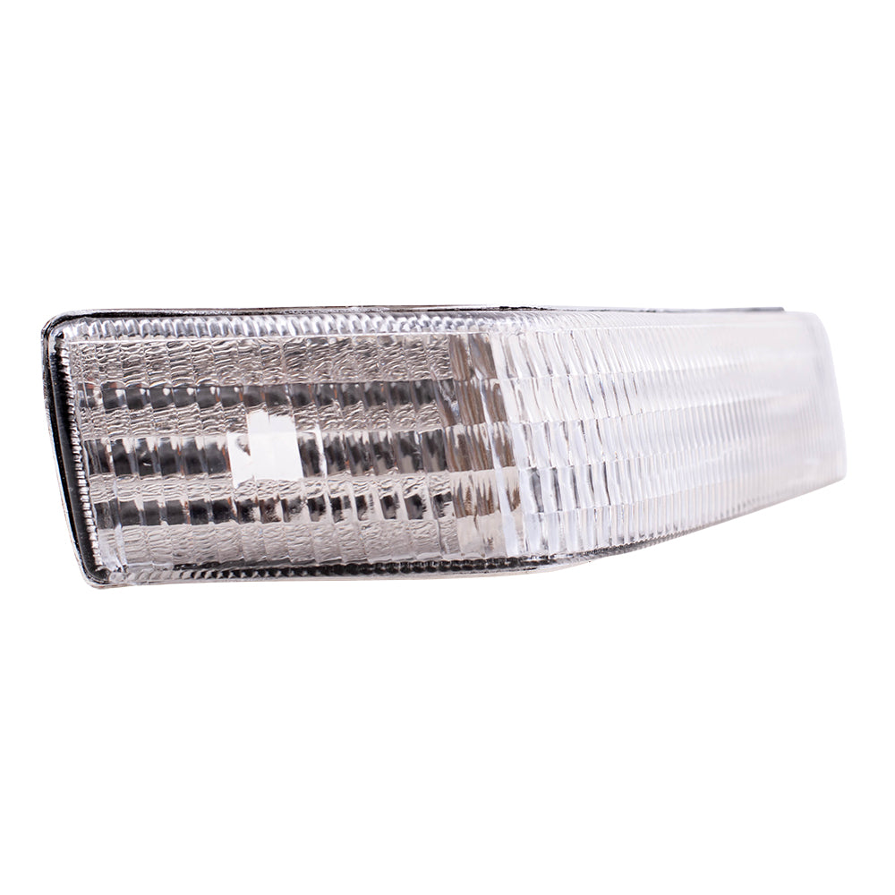 Brock Replacement Passenger Park Signal Front Marker Light Compatible with 1993 Grand Wagoneer 1993-1996 Grand Cherokee 56005098