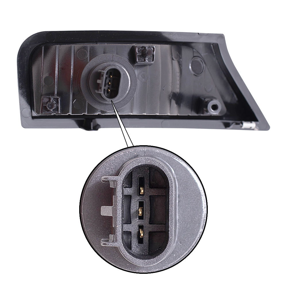 Brock Replacement Driver Park Signal Corner Marker Light Compatible with 2009-2012 Liberty 57010125AA