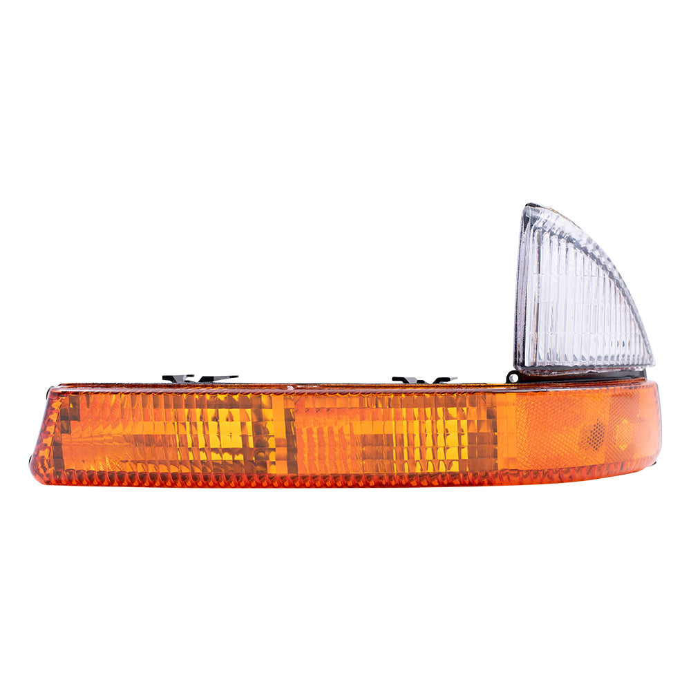 Brock Replacement Driver Park Signal Corner Marker Light Compatible with 1998-2004 Dakota 1998-2003 Durango 55055173AD