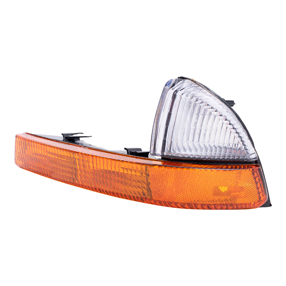 Brock Replacement Driver Park Signal Corner Marker Light Compatible with 1998-2004 Dakota 1998-2003 Durango 55055173AD