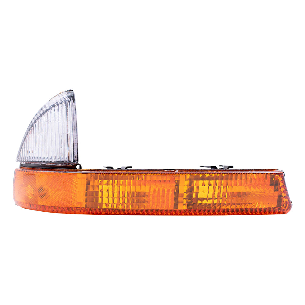 Brock Replacement Passenger Park Signal Corner Marker Light Compatible with 1998-2004 Dakota 1998-2003 Durango 55055172AD