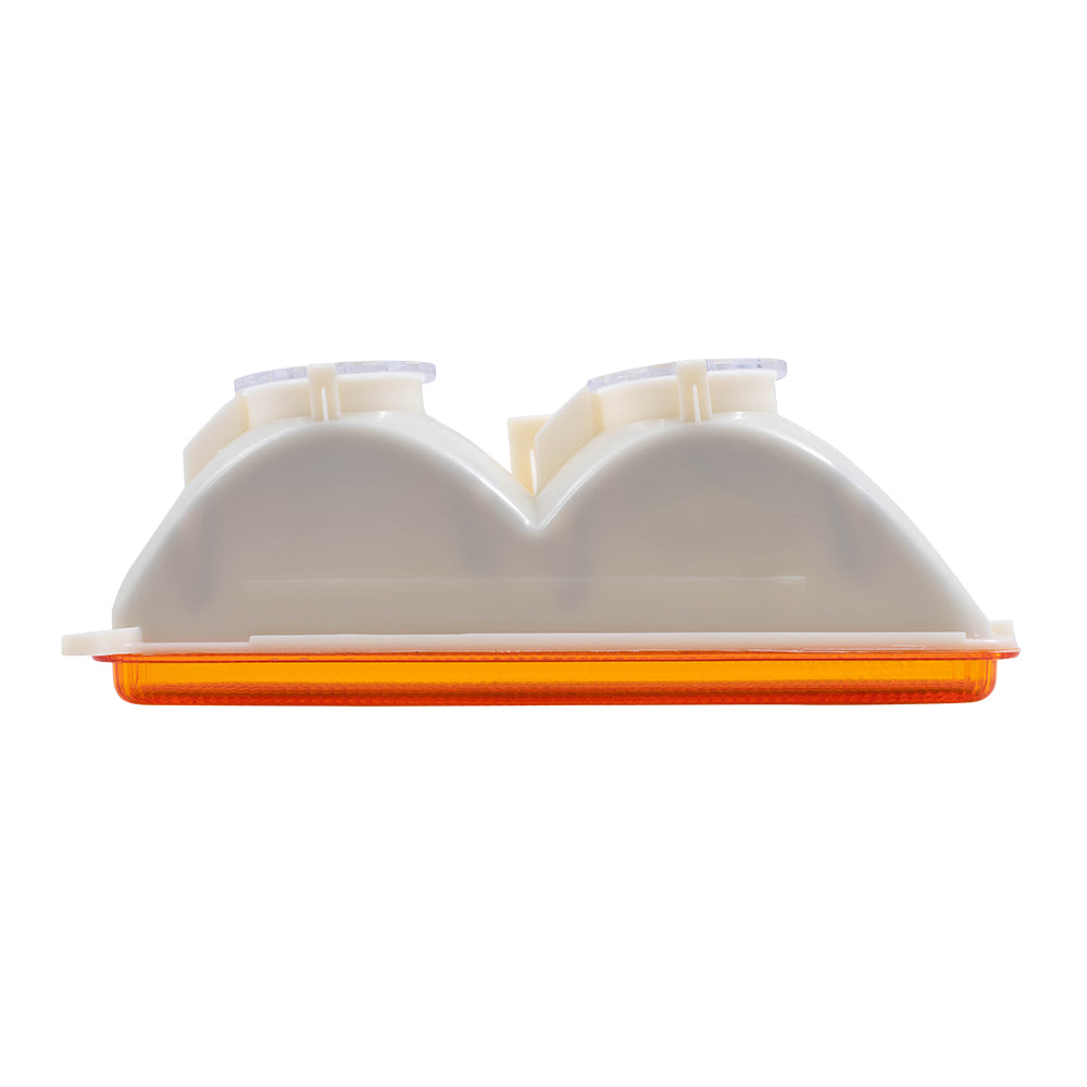 Brock Replacement Set Driver and Passenger Park Signal Front Mounted Lights Compatible with 1997-2001 Cherokee 55055143 55055142