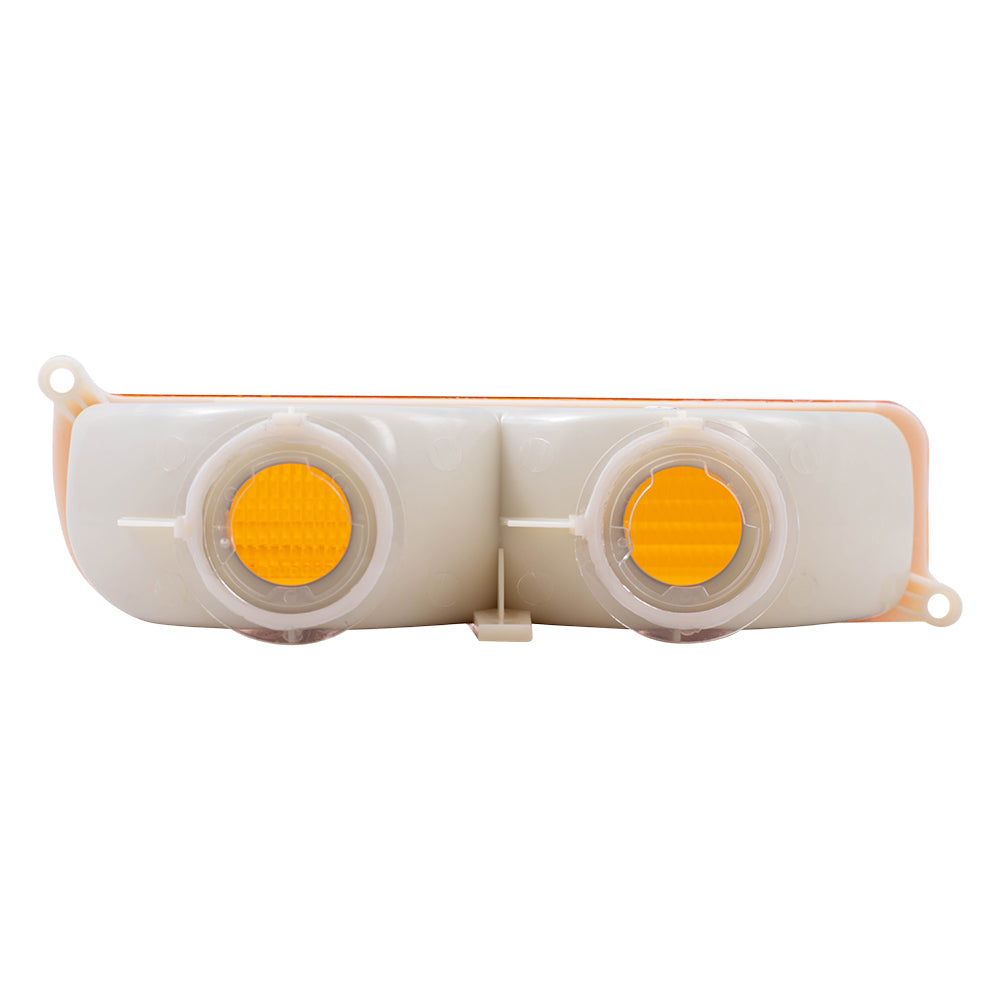 Brock Replacement Driver Park Signal Front Mounted Light Compatible with 1997-2001 Cherokee 55055143