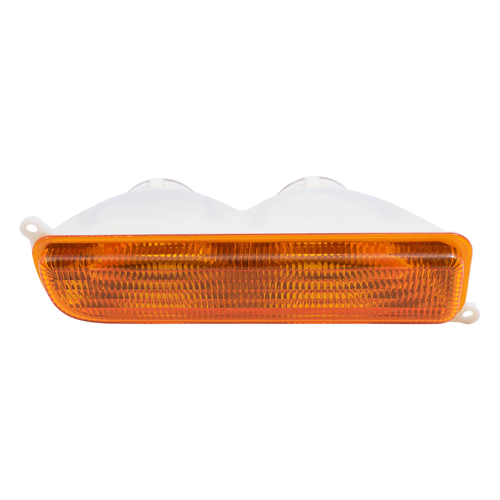 Brock Replacement Passenger Park Signal Front Mounted Light Compatible with 1997-2001 Cherokee 55055142