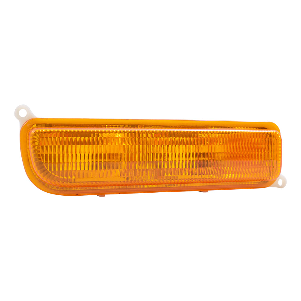 Brock Replacement Passenger Park Signal Front Mounted Light Compatible with 1997-2001 Cherokee 55055142