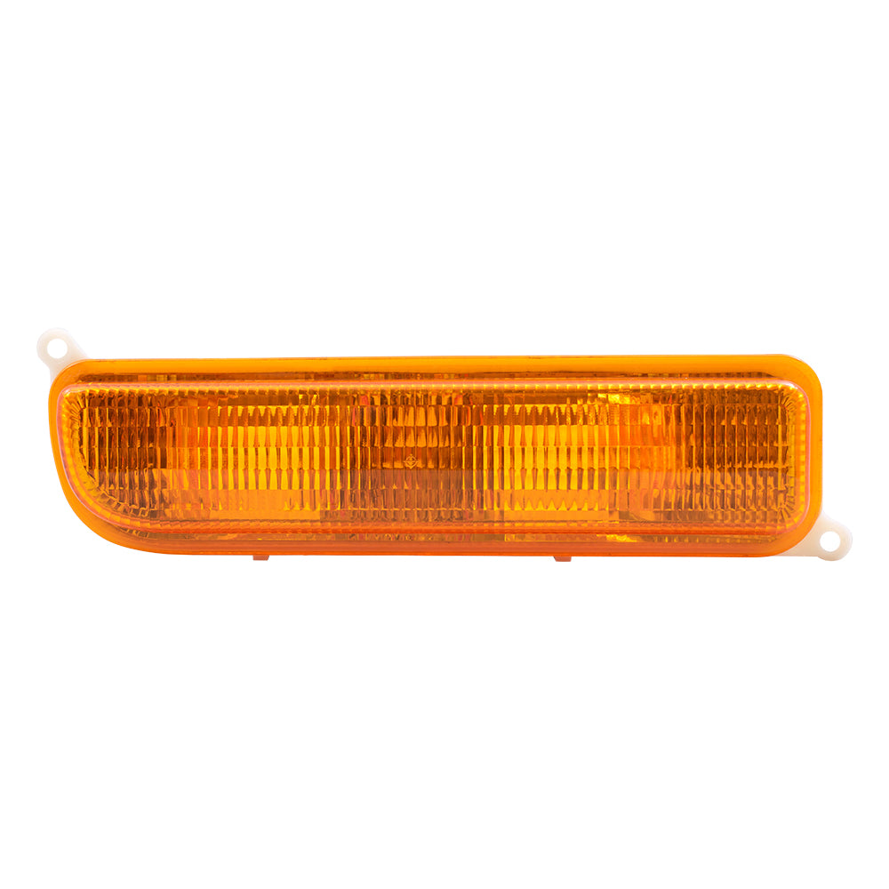 Brock Replacement Set Driver and Passenger Park Signal Front Mounted Lights Compatible with 1997-2001 Cherokee 55055143 55055142