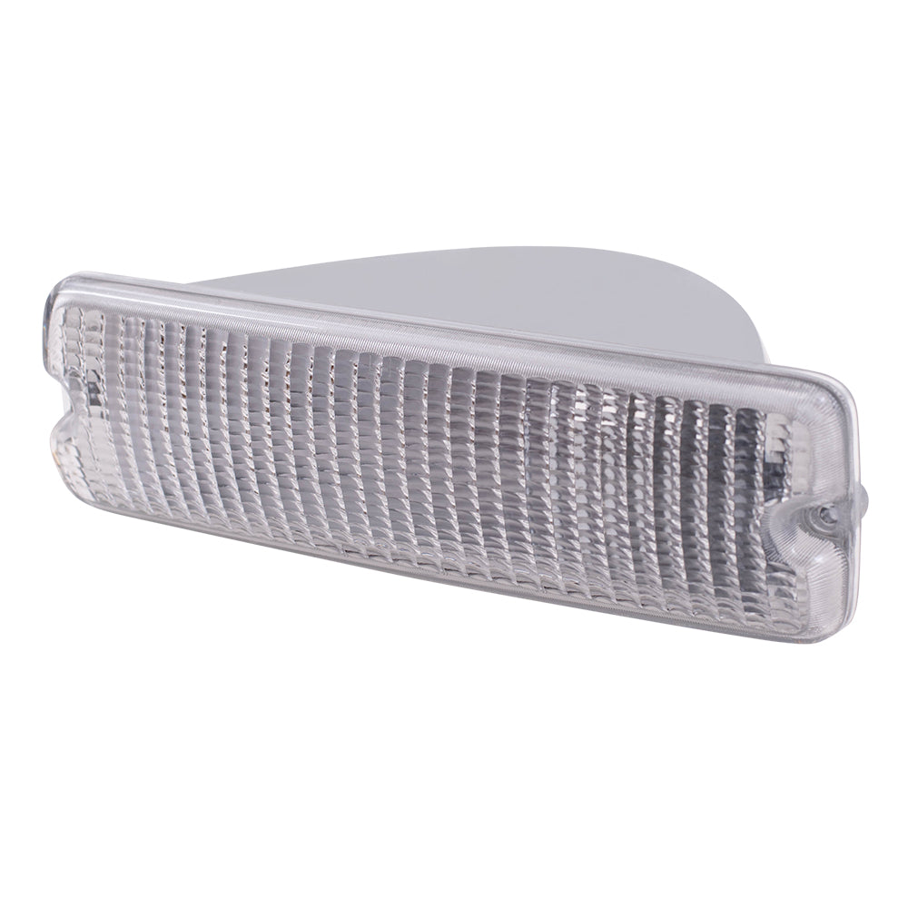Brock Replacement Passenger Park Signal Front Marker Light Compatible with 1991-1993 Charger Pickup Truck 55026084