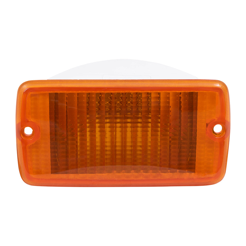 Brock Replacement Park Signal Front Marker Light Compatible with 1997-2000 Wrangler 55055020AE