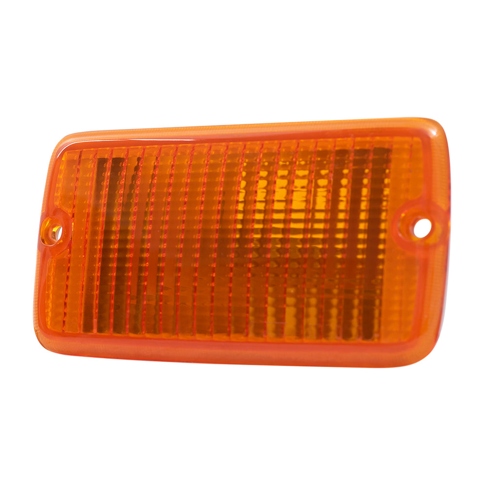 Brock Replacement Park Signal Front Marker Light Compatible with 1997-2000 Wrangler 55055020AE