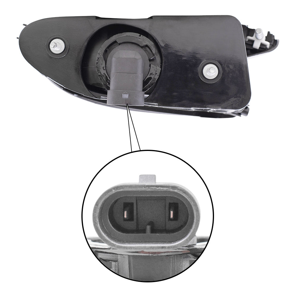 Brock Replacement Drivers Fog Light Compatible with 2001-2005 PT Cruiser 5288797AD