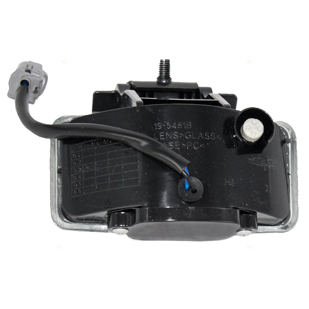 Brock Replacement Driver Fog Light Lamp Compatible with 1997-2001 Cherokee 55055275AB