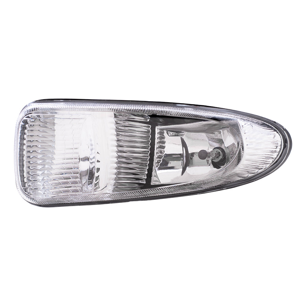 Brock Replacement Drivers Fog Light Compatible with 2001-2004 Town & Country 2001-2003 Voyager 4857267AA