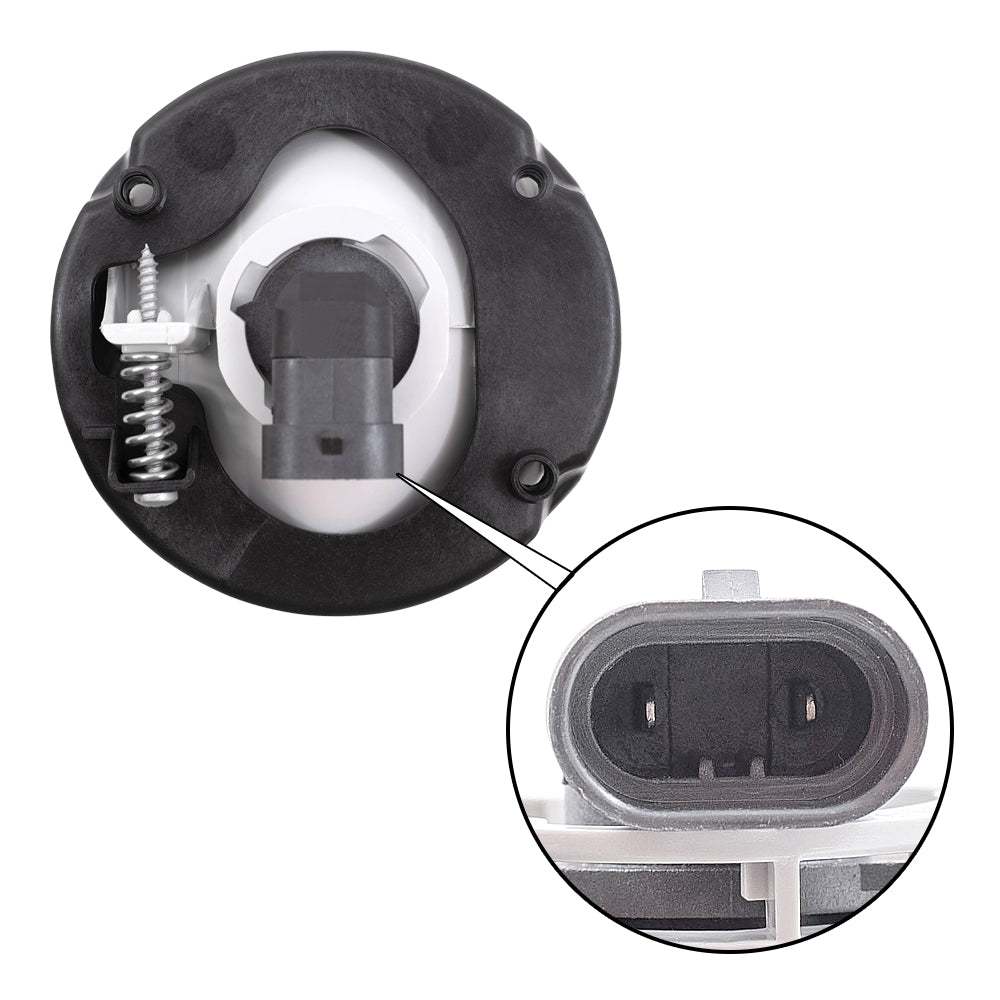 Brock Replacement Fog Light Lamp Compatible with 2004 Grand Cherokee 55156733AC