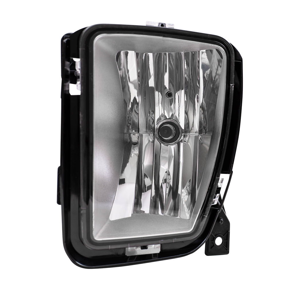 Brock Replacement Driver Side Standard Type Fog Light Assembly Compatible with 2013-2018 1500 & 2019-2021 1500 Classic