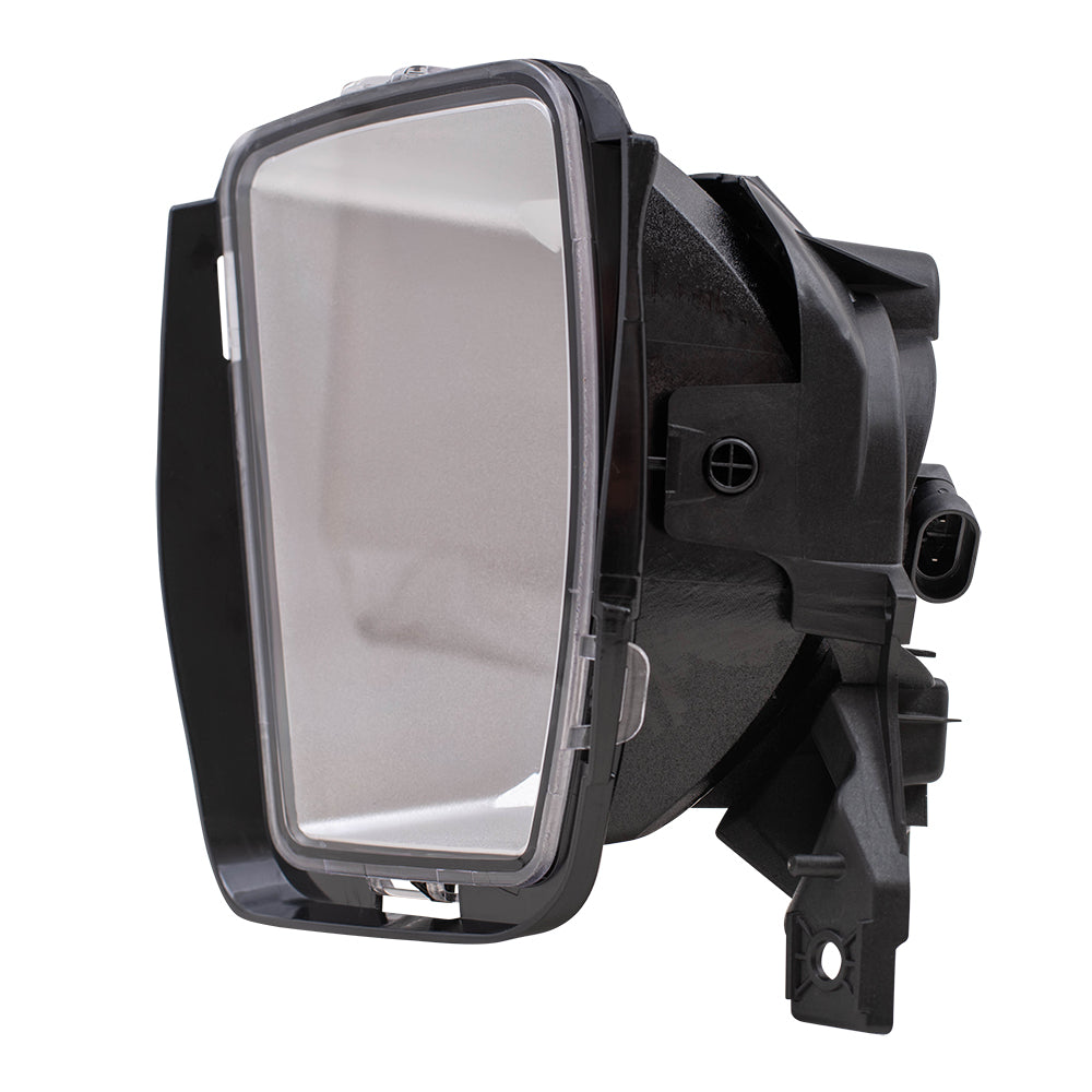 Brock Replacement Driver Side Standard Type Fog Light Assembly Compatible with 2013-2018 1500 & 2019-2021 1500 Classic