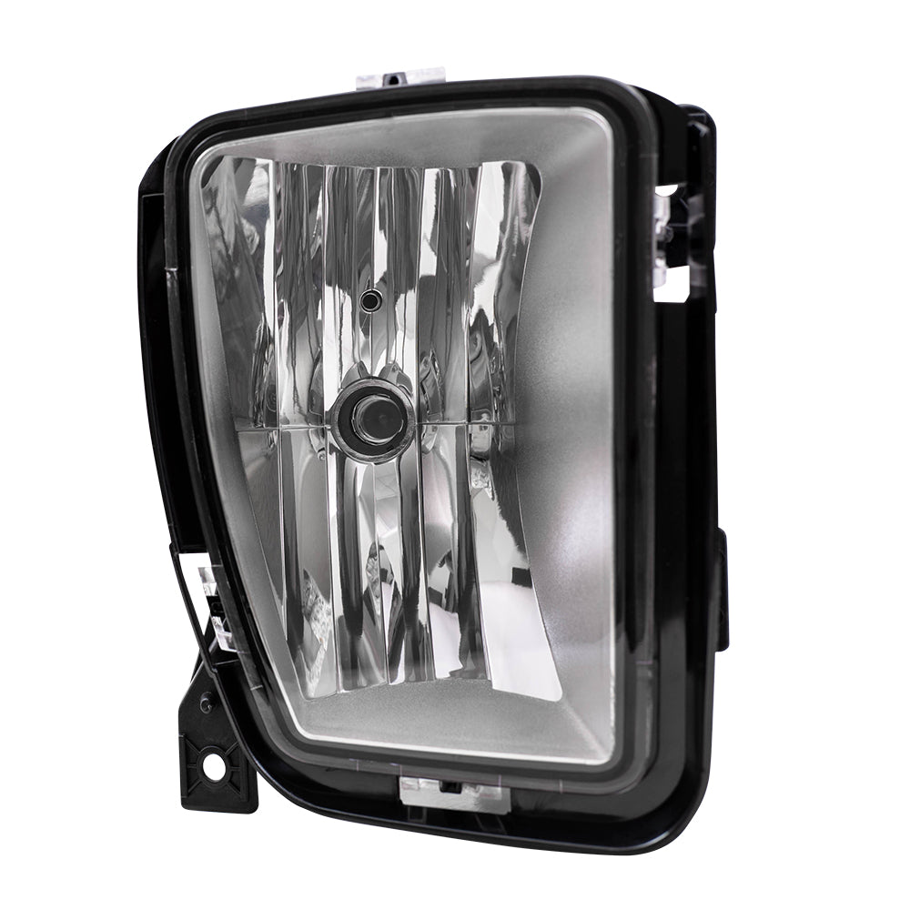 Brock Replacement Passenger Side Standard Type Fog Light Assembly Compatible with 2013-2018 1500 & 2019-2021 1500 Classic