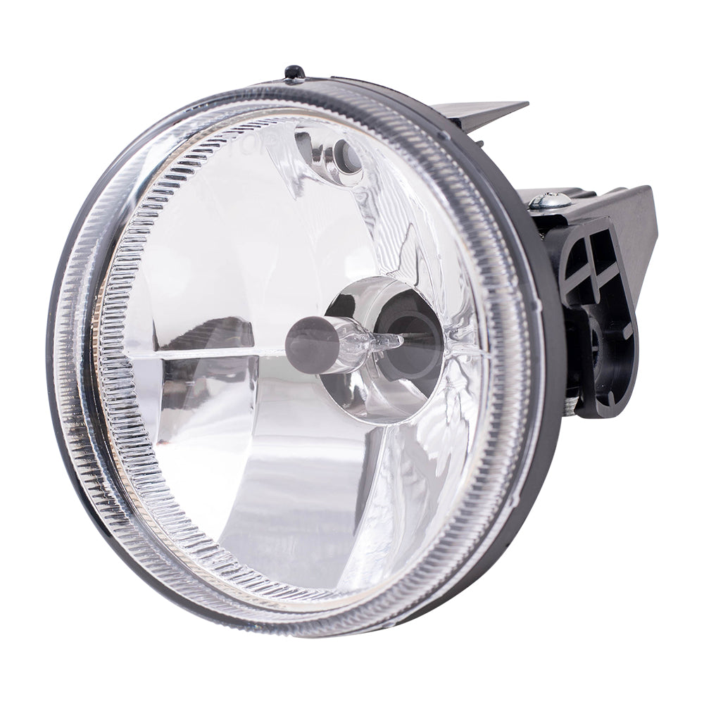Brock Replacement Pair Set Fog Lights Compatible with 1999-2001 1500 1999-2002 2500 3500 Pickup Truck 55076942AB