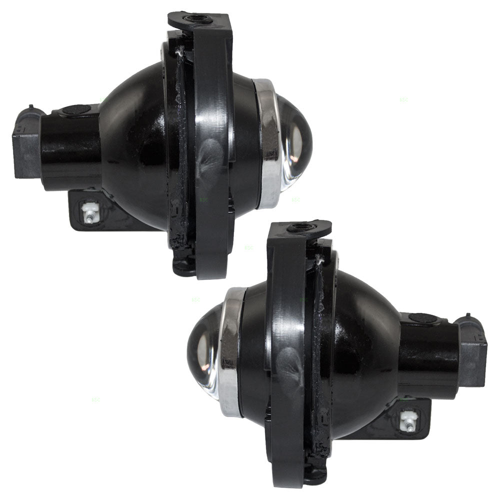 Brock Replacement Pair Set Halogen Fog Lights Compatible with 2014-2020 Grand Cherokee 5182021AB