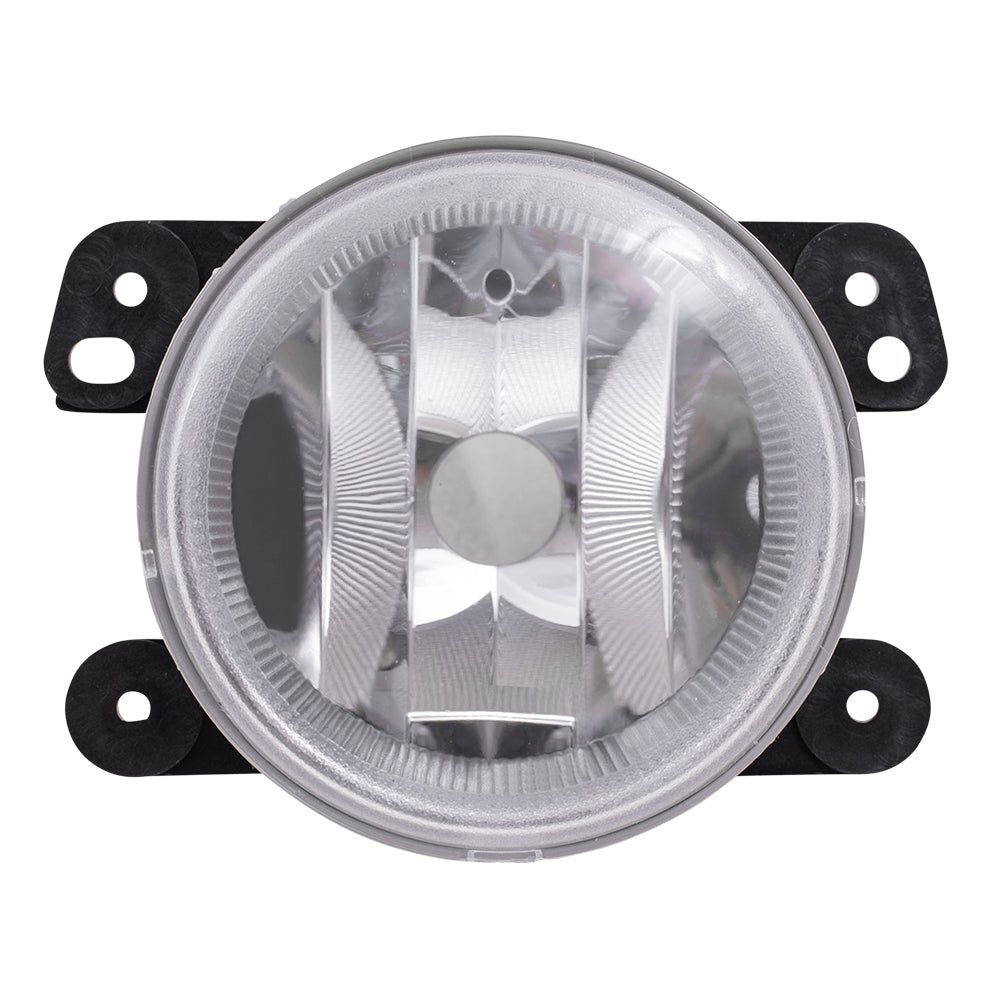 Brock 3225-0173B Fog Light Unit Compatible With Wrangler Wrangler JK Gladiator Cherokee Grand Cherokee Journey Charger