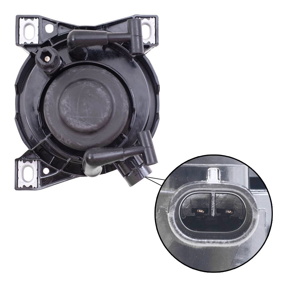 Brock Replacement Fog Light Compatible with 2013-2020 PB 579 2008-2019 T660 2011-2016 PB 587 Replaces P54-1062-100