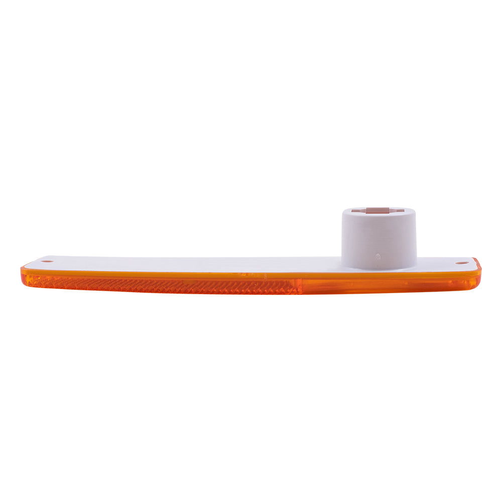 Brock Replacement Front Signal Side Marker Light Lens Compatible with 84-91 Grand Wagoneer Cherokee CJ Series J0994020