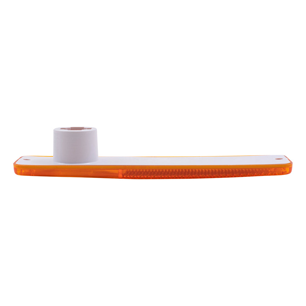 Brock Replacement Front Signal Side Marker Light Lens Compatible with 84-91 Grand Wagoneer Cherokee CJ Series J0994020